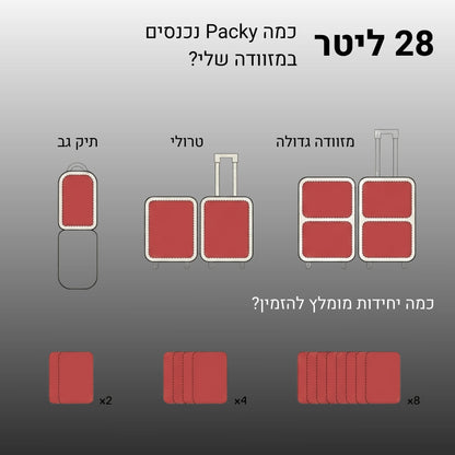 Packy - אורזים יותר, משלמים פחות